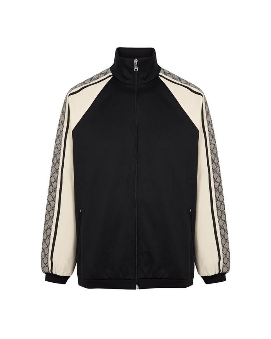 gucci oversize technical jersey jacket