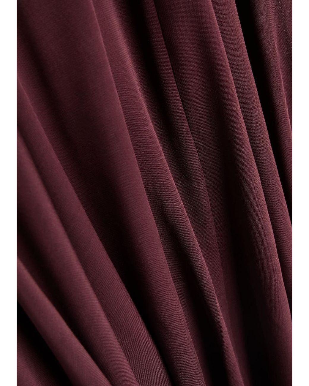 De La Vali Red Vasudha Rayon Midi Dress