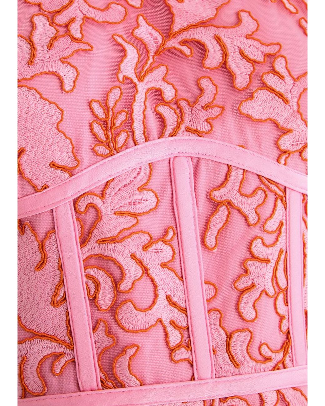 REBECCA VALLANCE ワンピース Beryl embroidered midi 954470 Rebecca Vallance Beryl embroidered midi dress Rebecca Vallance