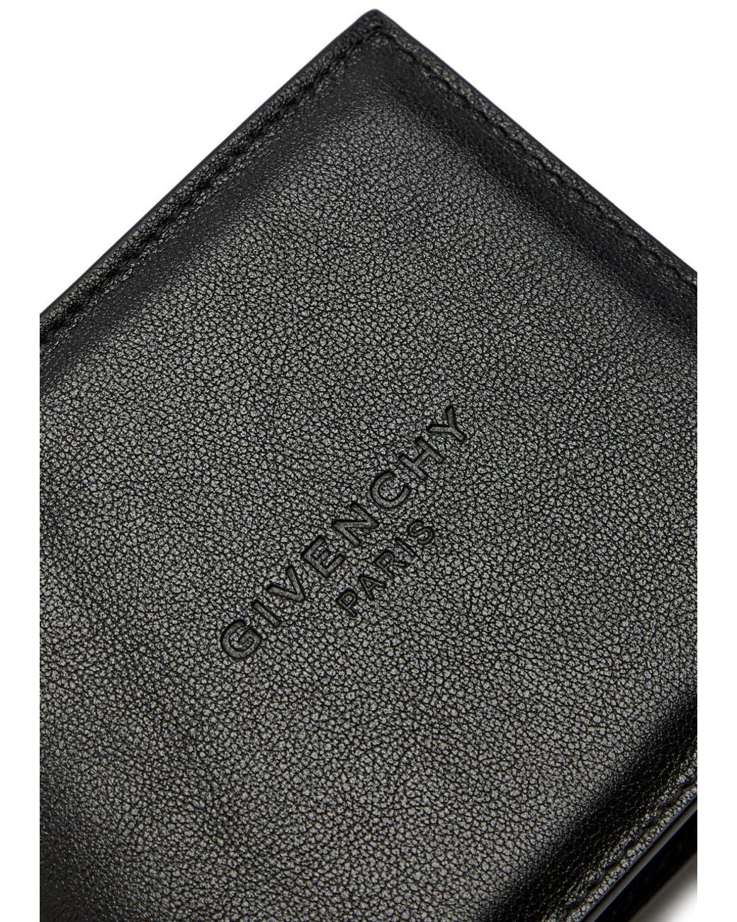 Givenchy Black Logo Leather Wallet for men