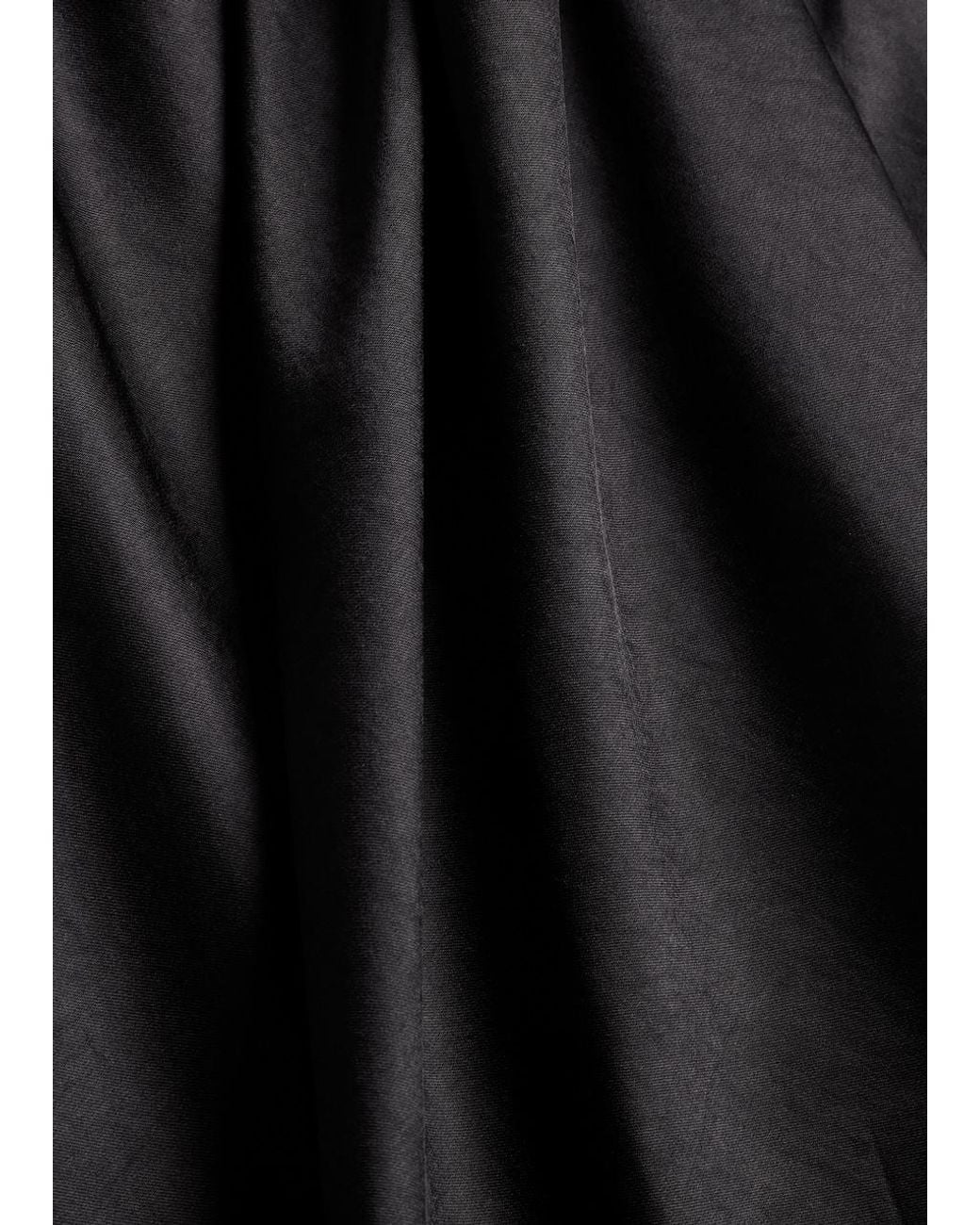 Vince Black Fluid Satin Bias Trousers