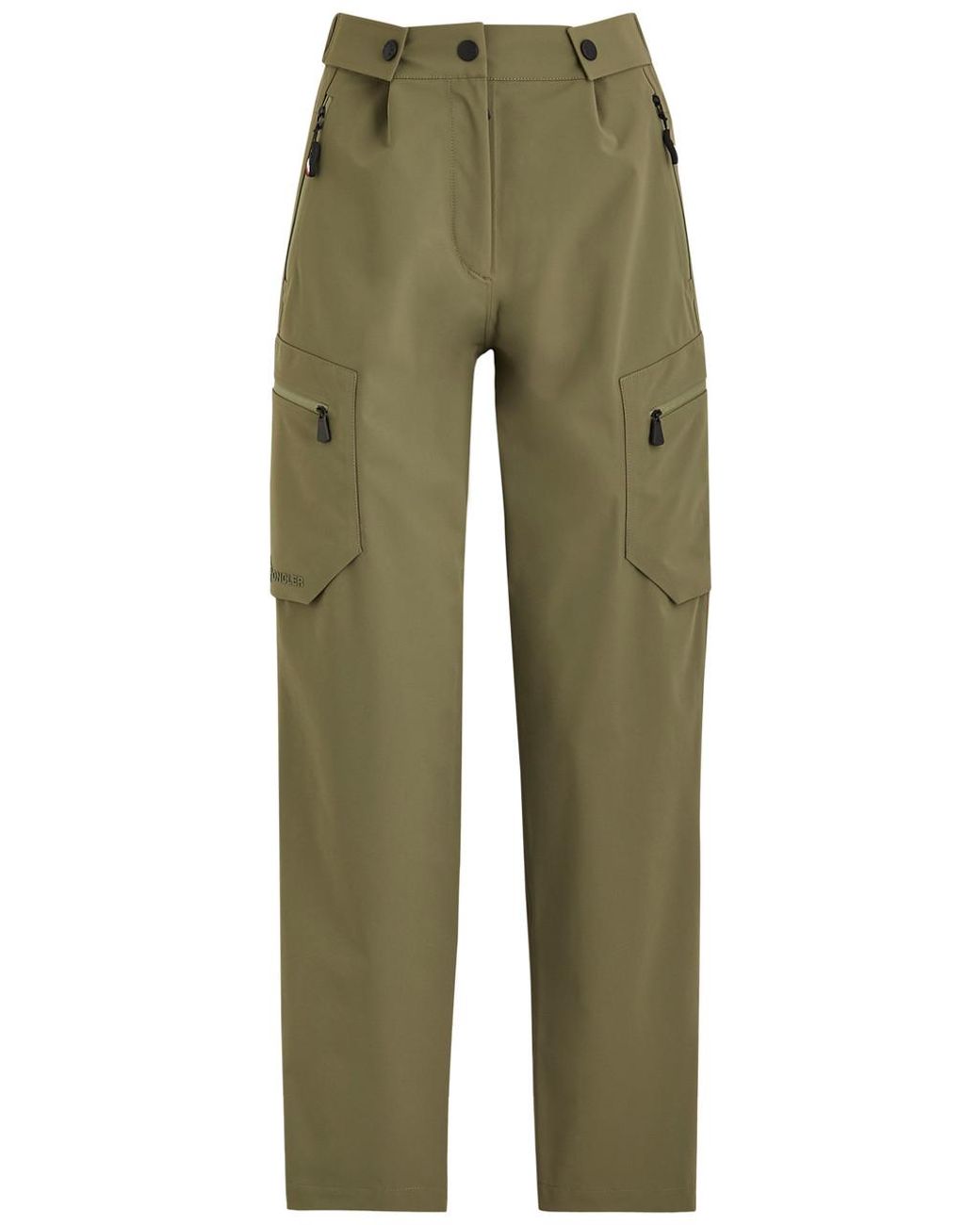 Moncler Pantalone Sportivo Gore-Tex Trousers in Green | Lyst