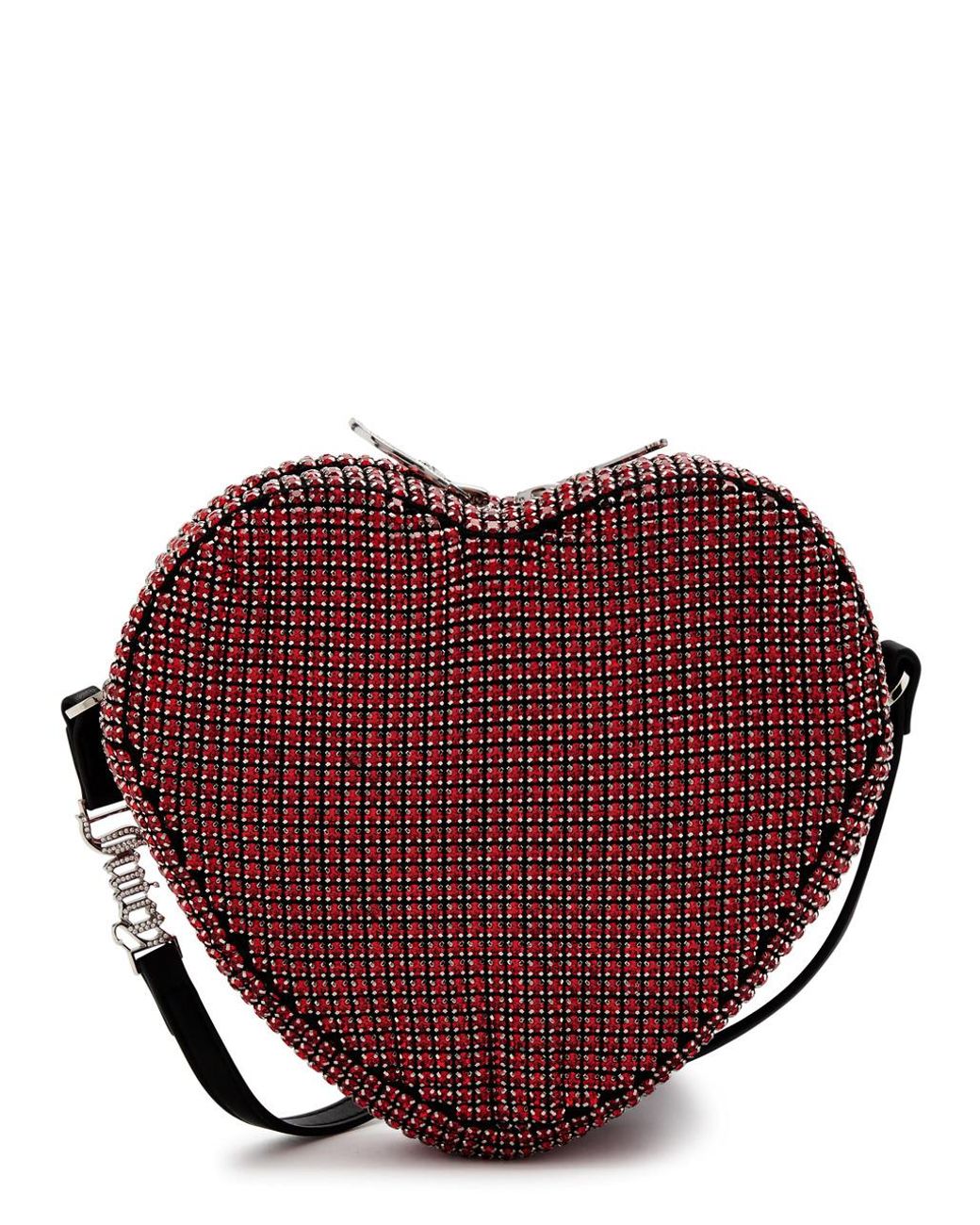 Juicy Couture Crystal-embellished Heart Leather Top Handle