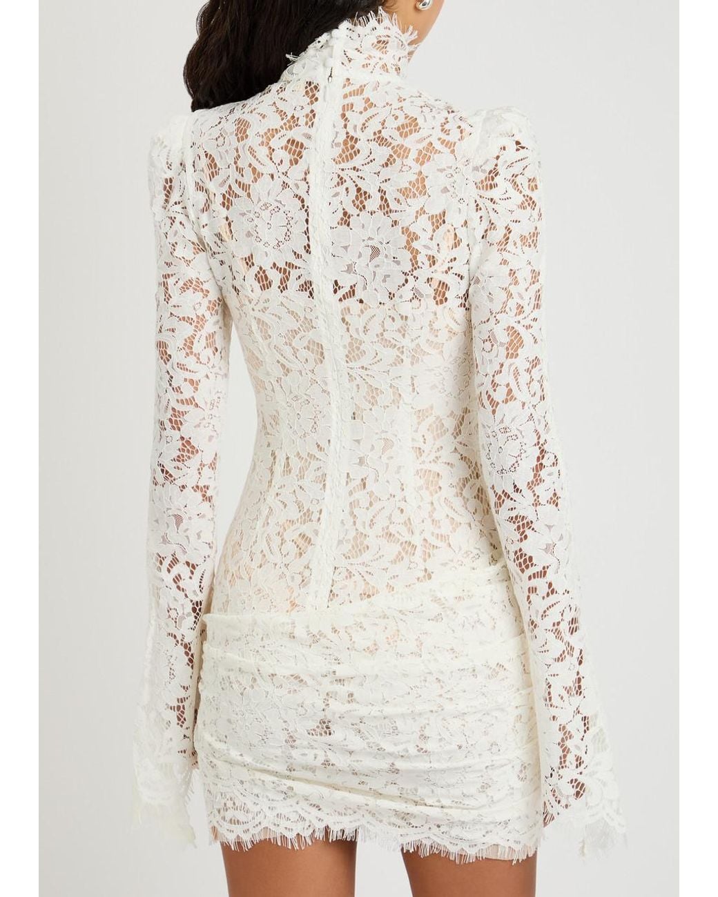 peach lace midi dress Farida Peach Lace Maxi Dress - US 8 main image 0