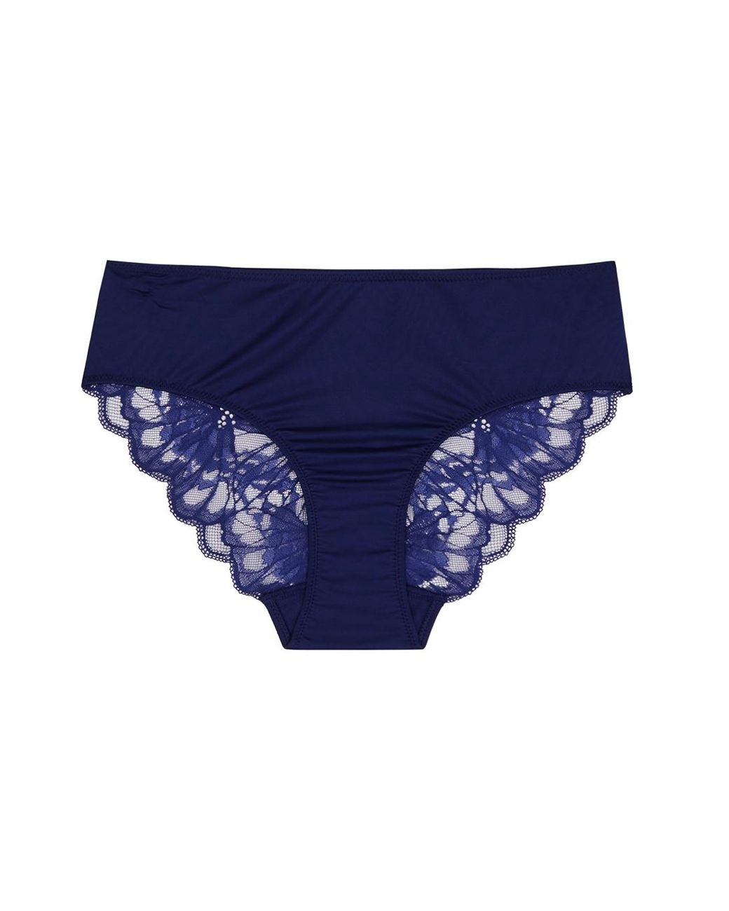Hanro Mae Lace-trimmed Briefs in Blue | Lyst