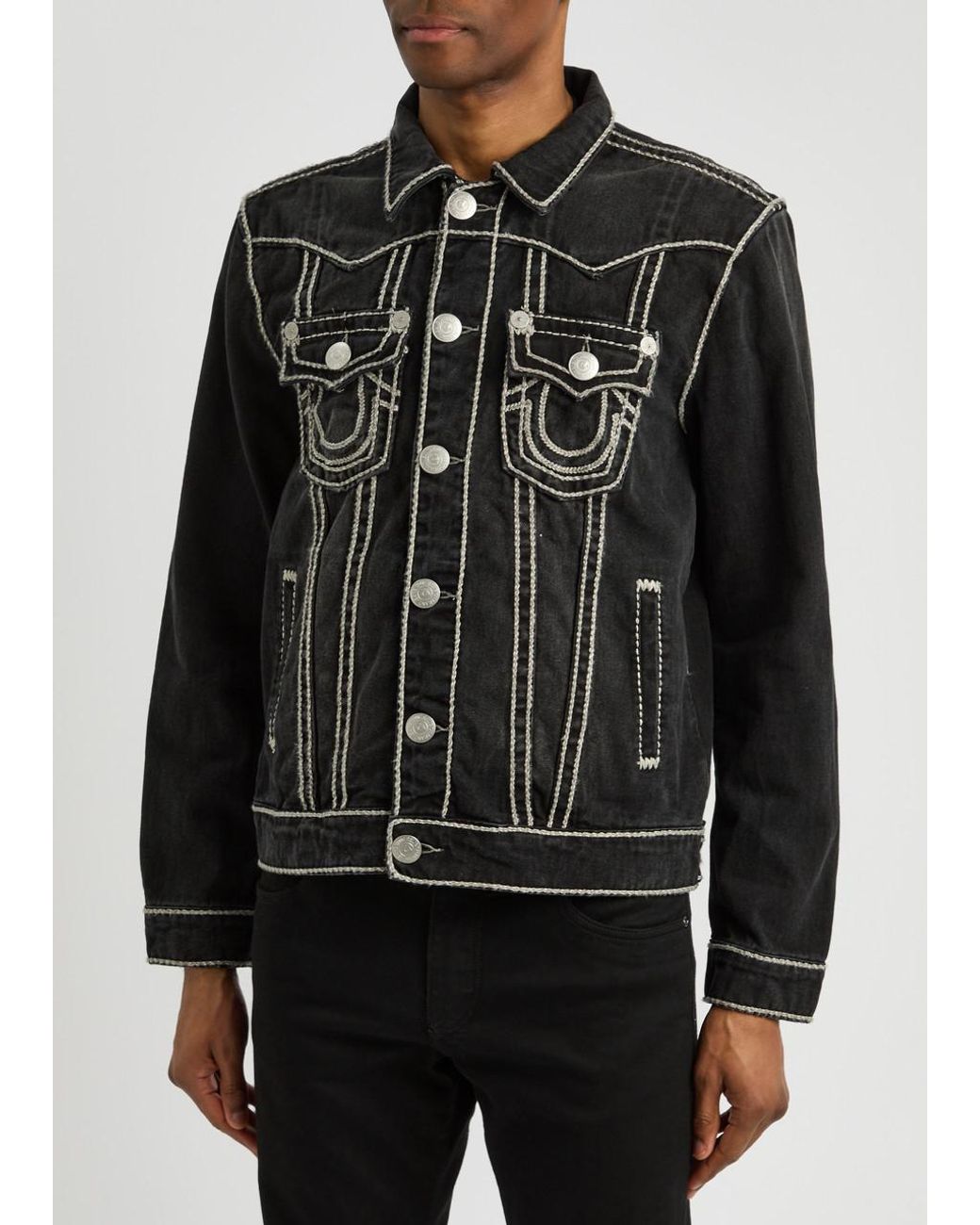 TRUE RELIGION JIMMY SUPER T ヴィンテージブラック true-religion-Black-Jimmy-