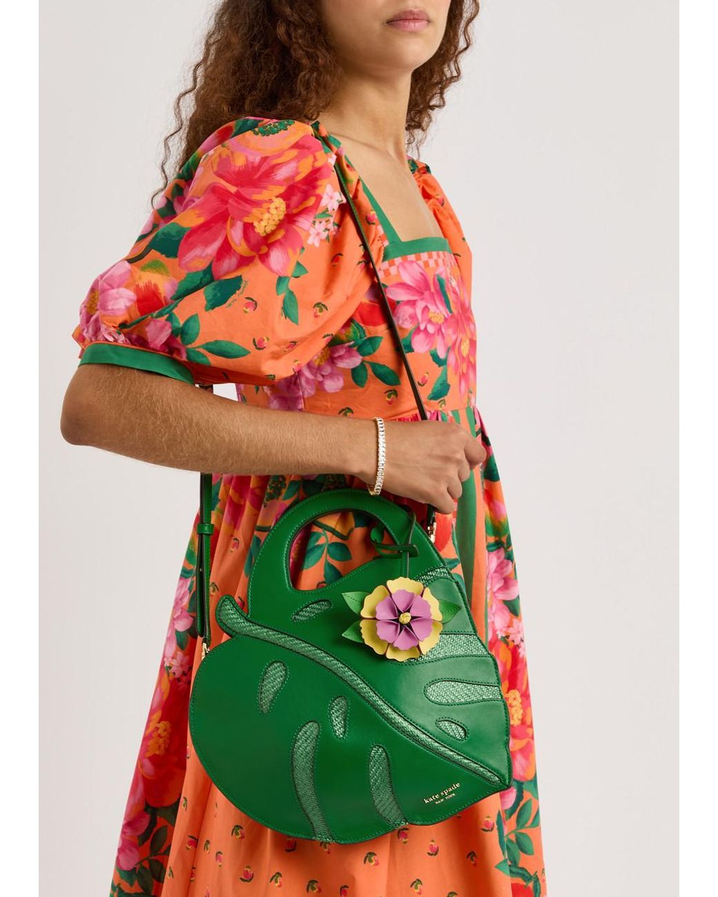 Kate Spade Playa 3D Leaf Leather Tote in Green | Lyst Kate Spade Playa 3D Leaf Leather Tote in Green | Lyst