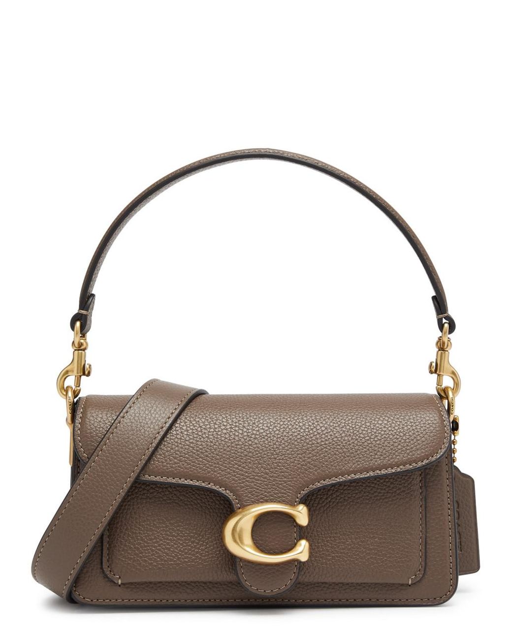 COACH Tabby 20 Leather Crossbody Bag in Brown Lyst