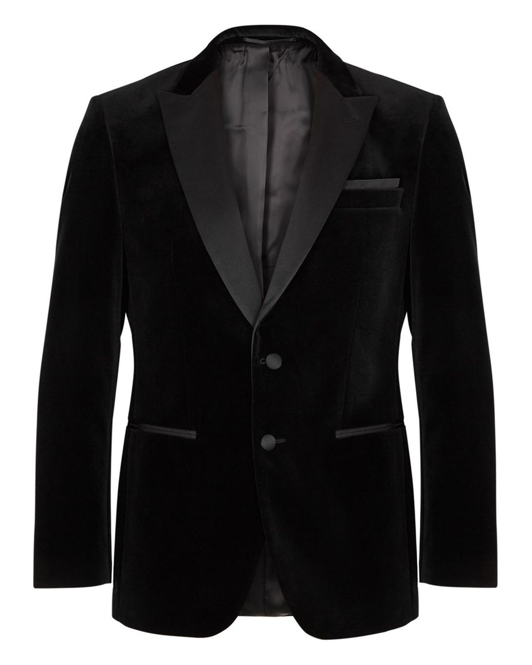 BOSS by HUGO BOSS Helward Black Velvet Tuxedo Jacket for Men | Lyst