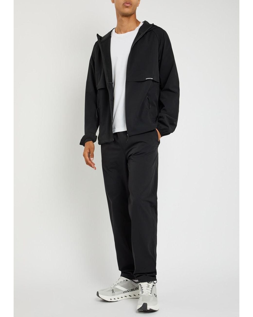 Condition Black Ventilated Shell Jacket for men