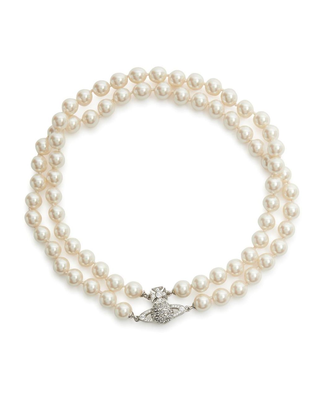 Vivienne Westwood Graziella Orb-embellished Pearl Choker in