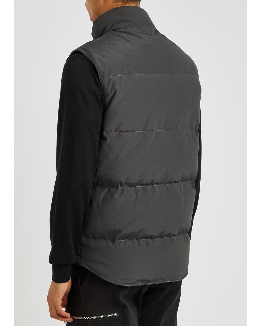 Canada Goose Black Freestyle Quilted Artic-tech Gilet