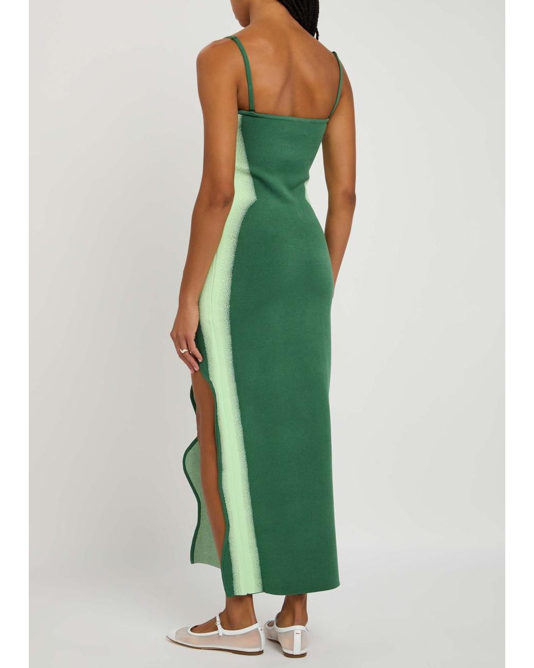 iris flower asymmetric sheath maxi dress Ph5 Iris Flower Asymmetric Sheath Maxi Dress In Red