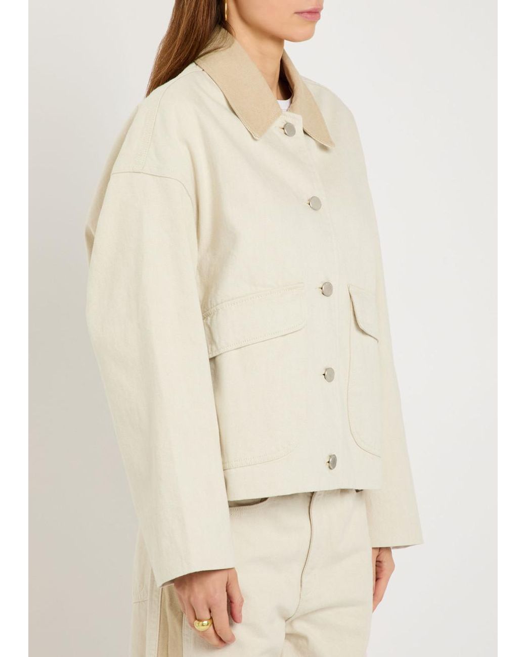 Rag & Bone Natural Natalia Canvas Jacket