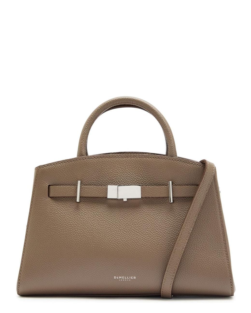 アパルトモンDEMELLIER LONDON hand bag DeMellier The Small Hudson Grained Leather Top Handle Bag in Brown