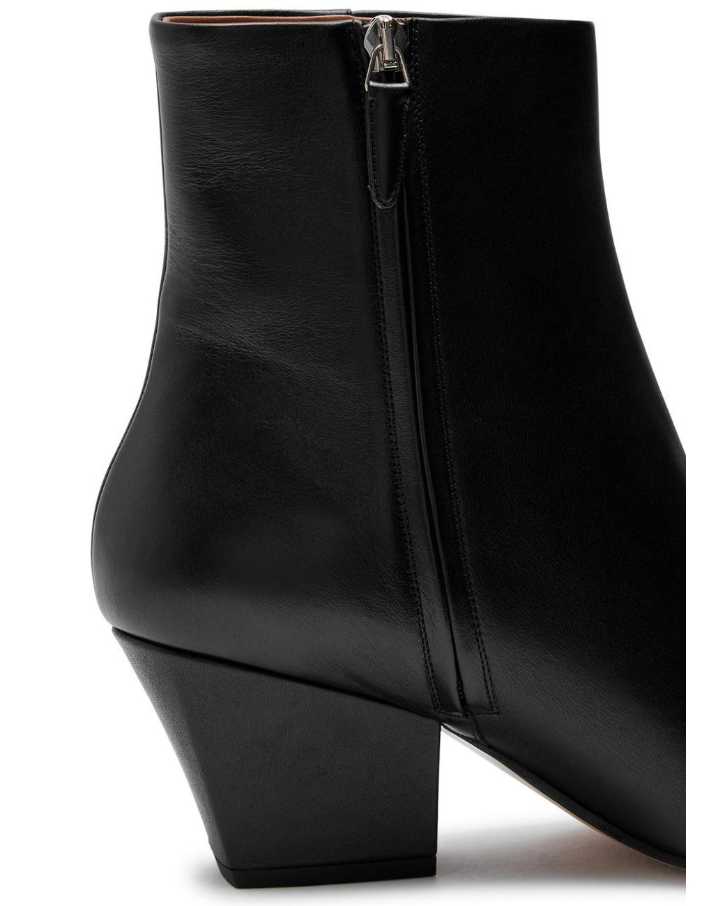 Paris Texas Black Jane 60 Leather Ankle Boots
