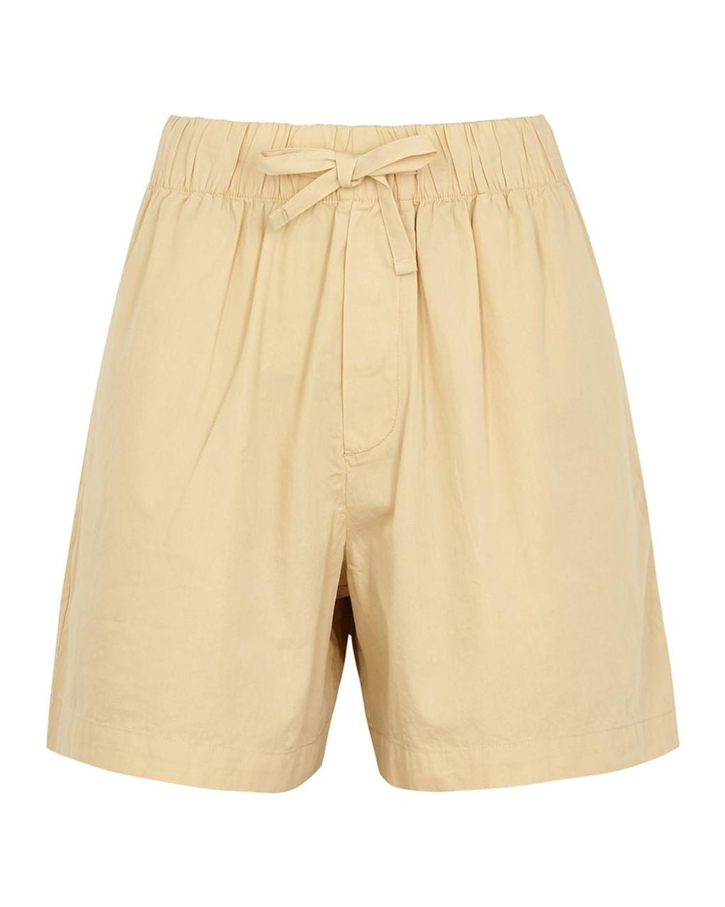 Tekla Natural Poplin Pyjama Shorts