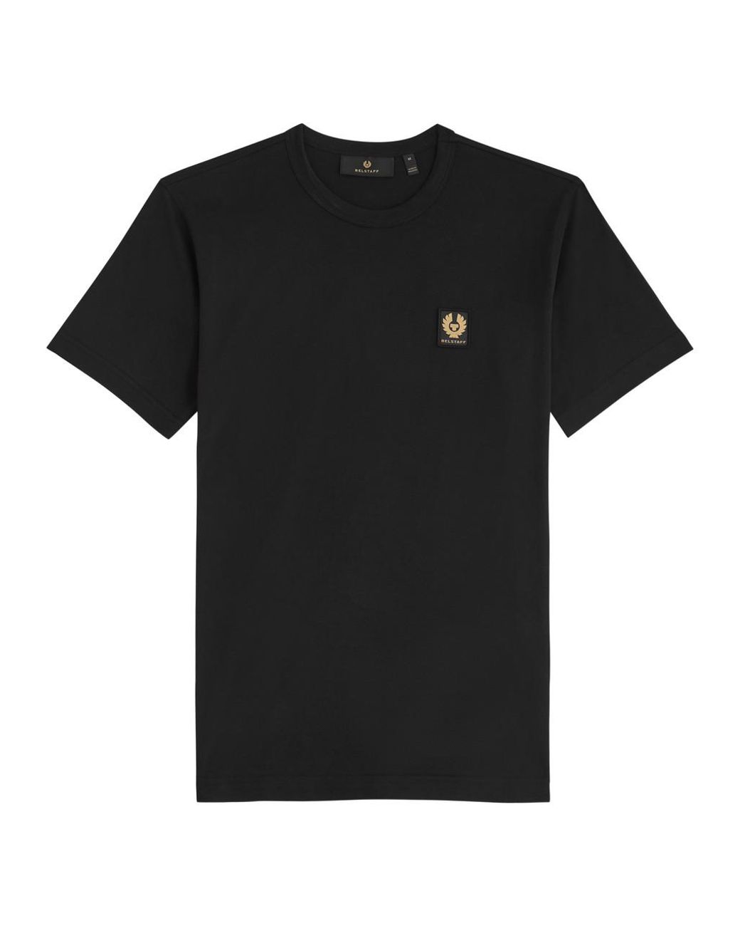 Belstaff Black Logo Cotton T-Shirt for men