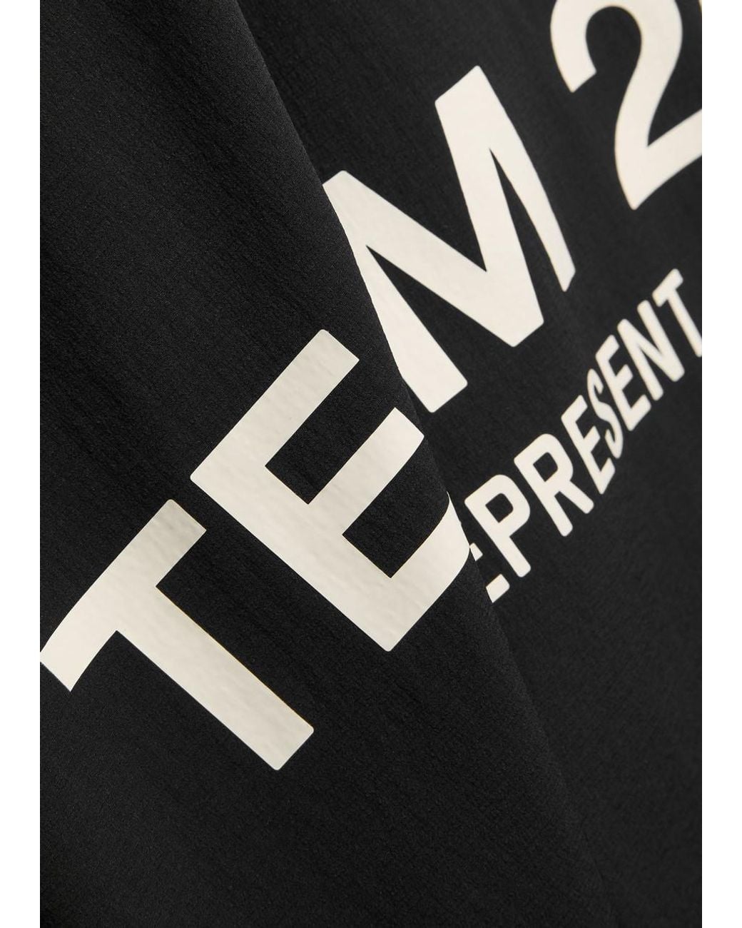 Represent Black 247 Hooded Shell Jacket for men