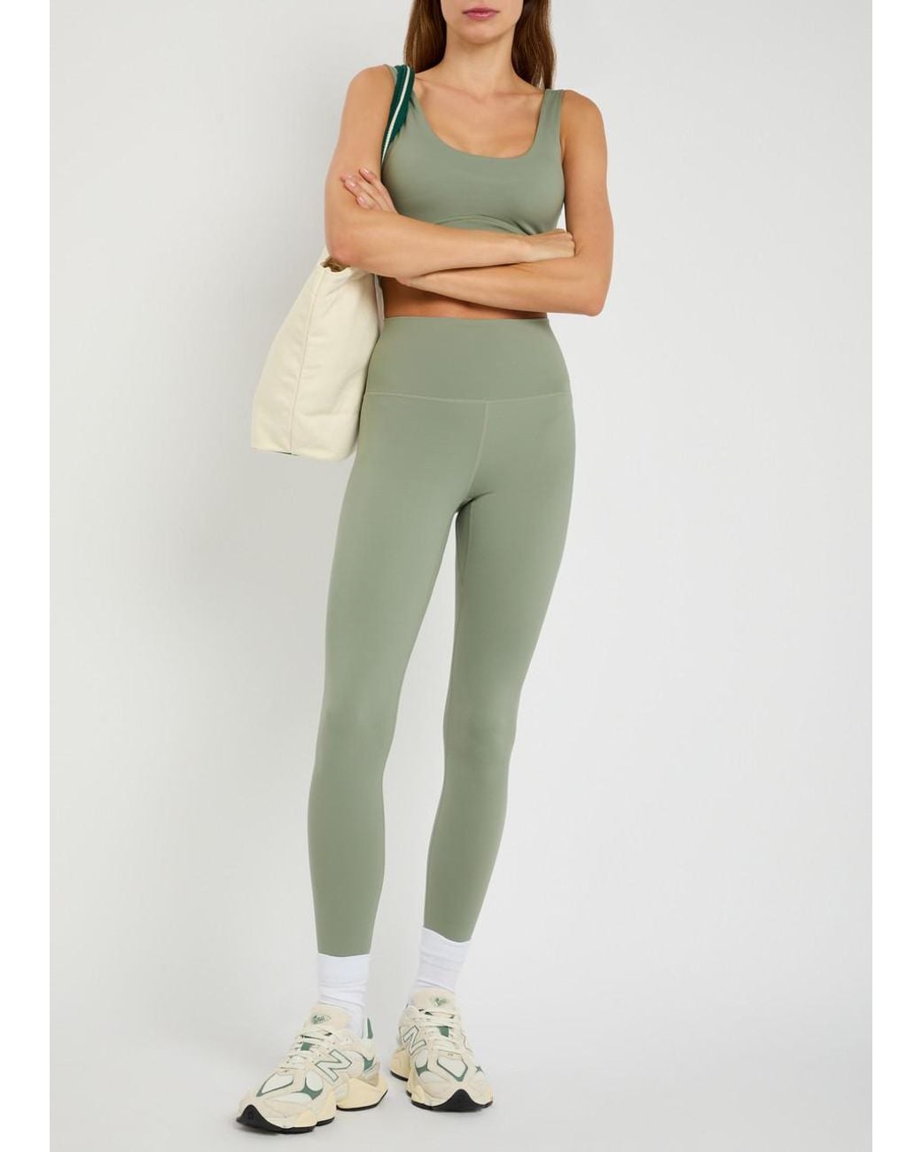 Varley Green Freesoft High Rise 27 Stretch-Jersey Leggings