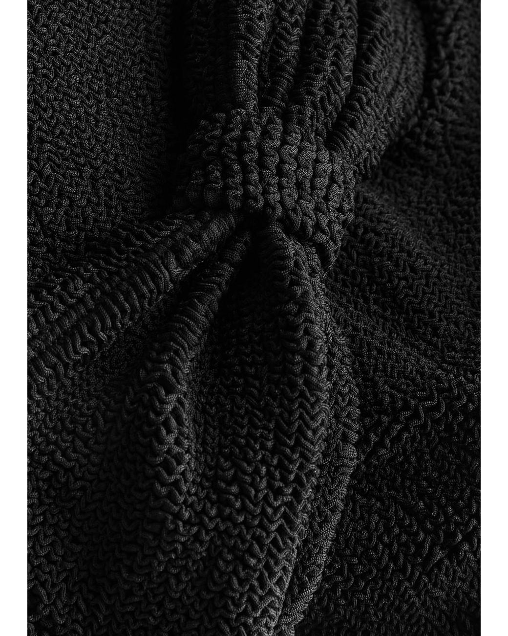 Hunza G Black Judy Crinkle Bikini