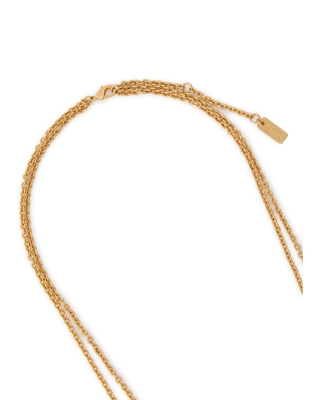 Chloé Metallic Charm-Embellished Necklace