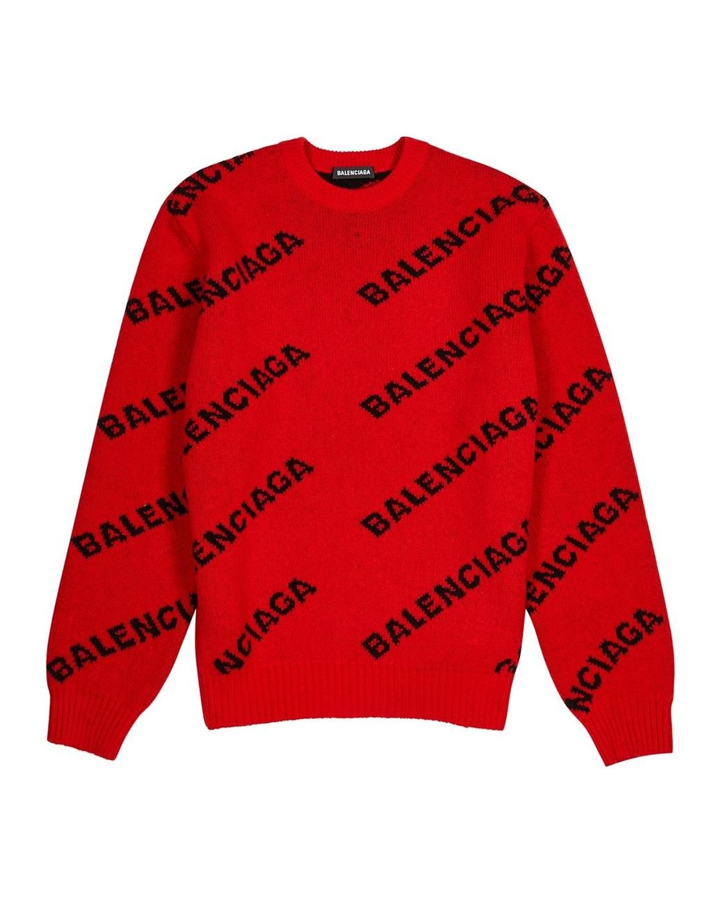 balenciaga wool jumper