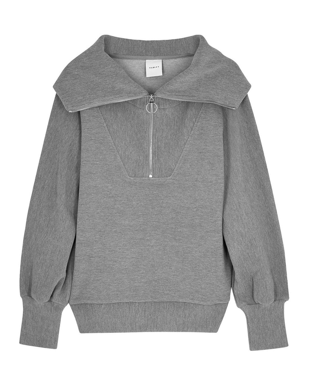 Varley Vine Halfzip Jersey Sweatshirt in Grey Lyst UK