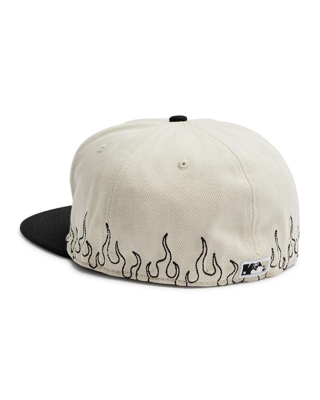 LOSO NYC La Bones Sashiko Twill Cap in Natural for Men | Lyst