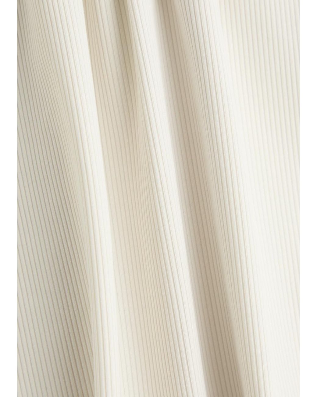 Spanx White Suit Yourself Ribbed Stretch-Jersey Bodysuit
