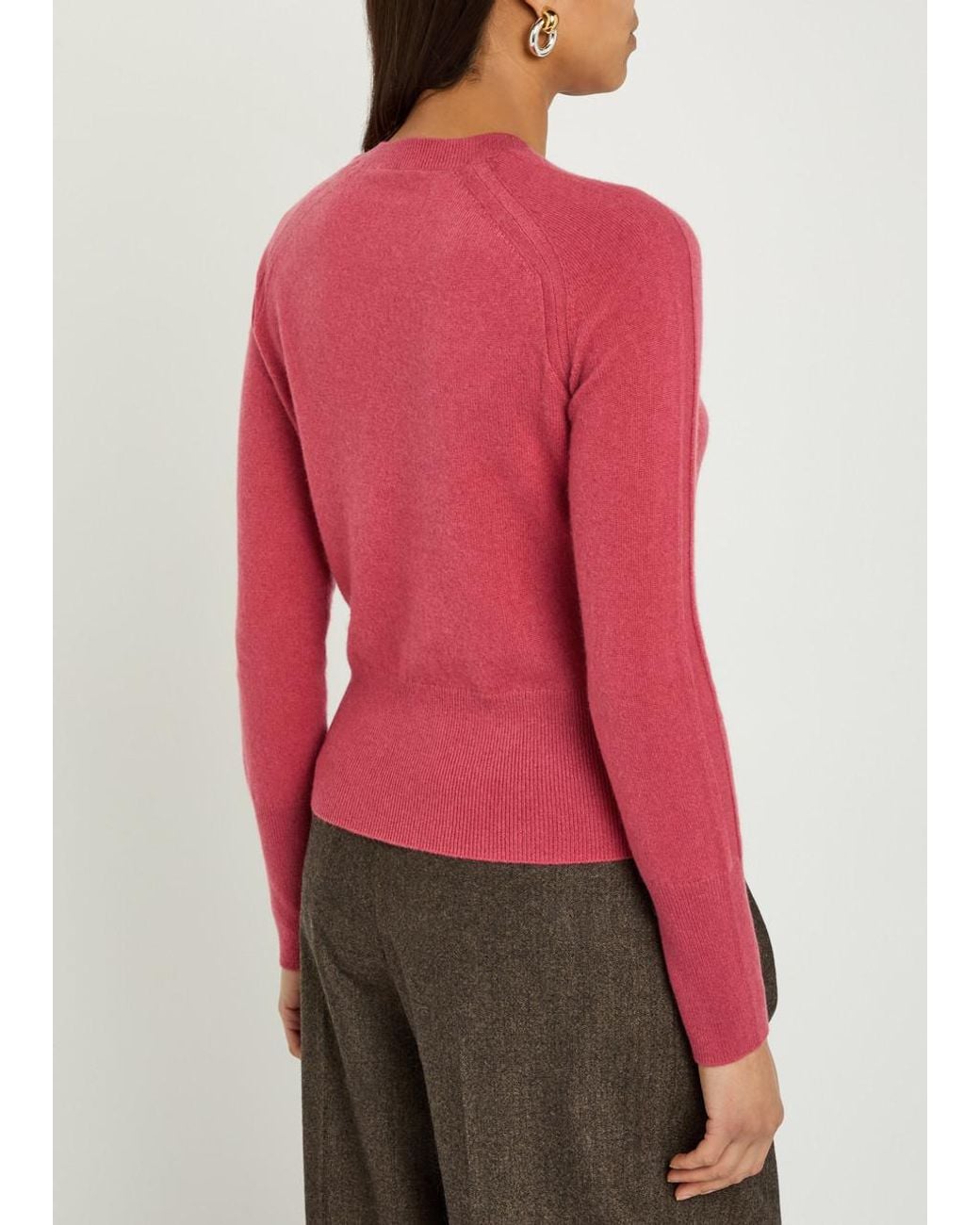 Joseph Pink Melby Cashmere-Blend Top
