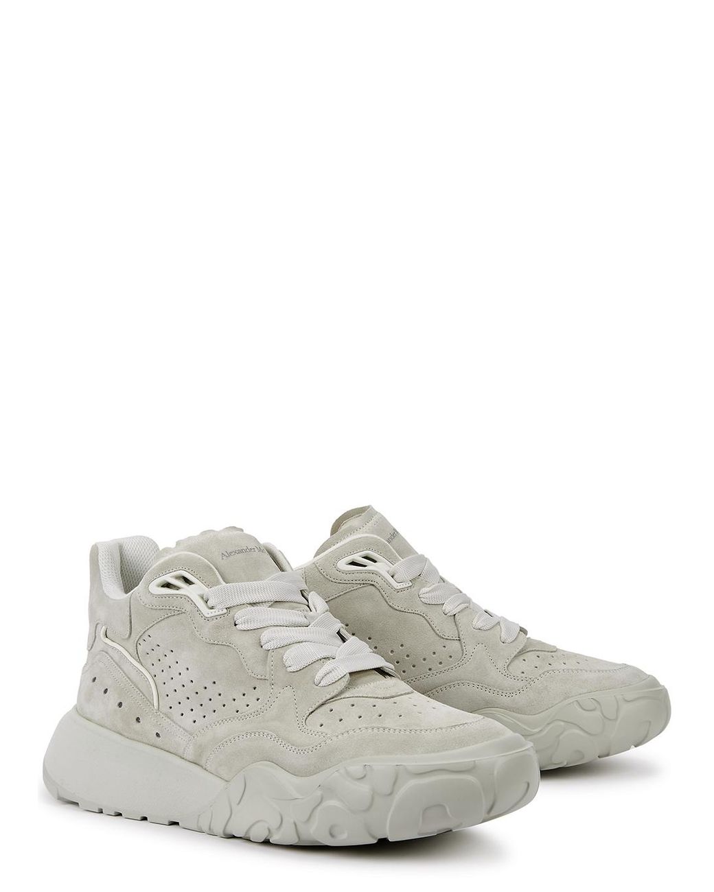 Alexander McQueen Court Grey Suede 