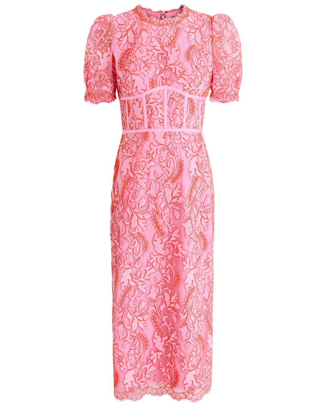 REBECCA VALLANCE ワンピース Beryl embroidered midi 954470 Rebecca Vallance Beryl embroidered midi dress Rebecca Vallance
