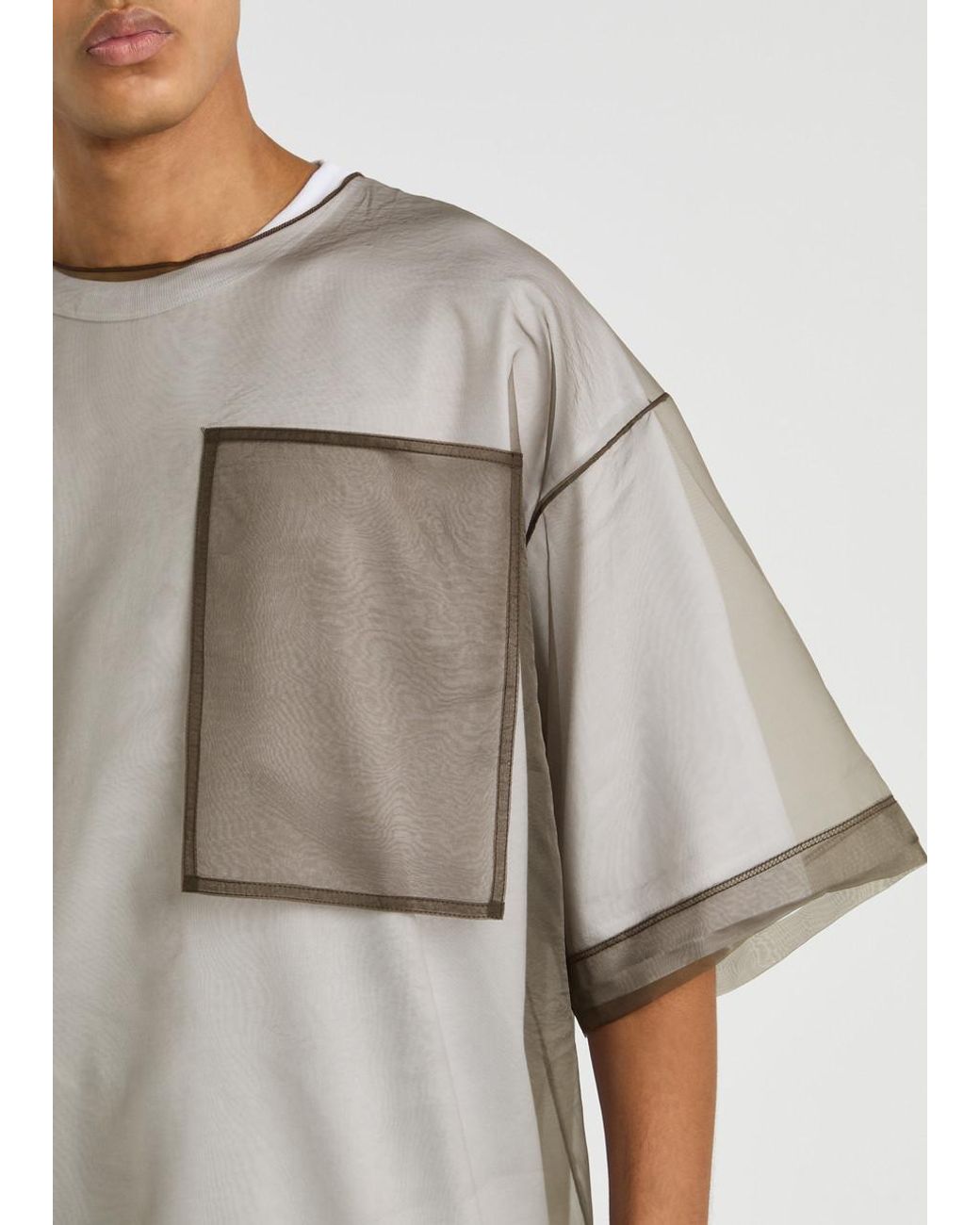 Dries Van Noten Heaton Cotton-Blend And Organza T-Shirt in