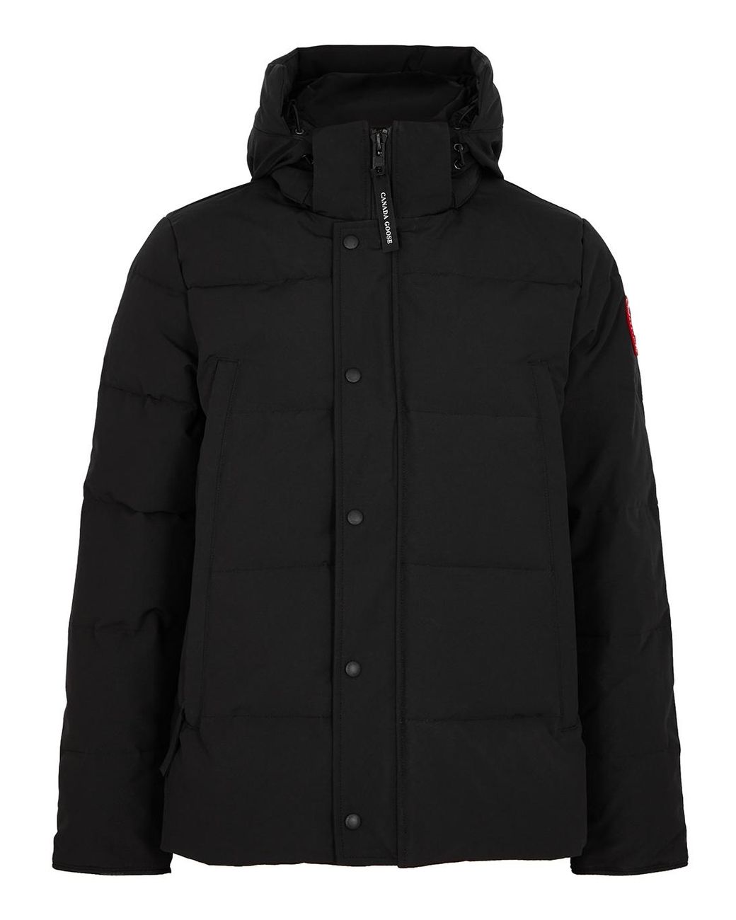 Canada Goose Wyndham Quilted Arctic-tech Parka in Black for Men | Lyst
