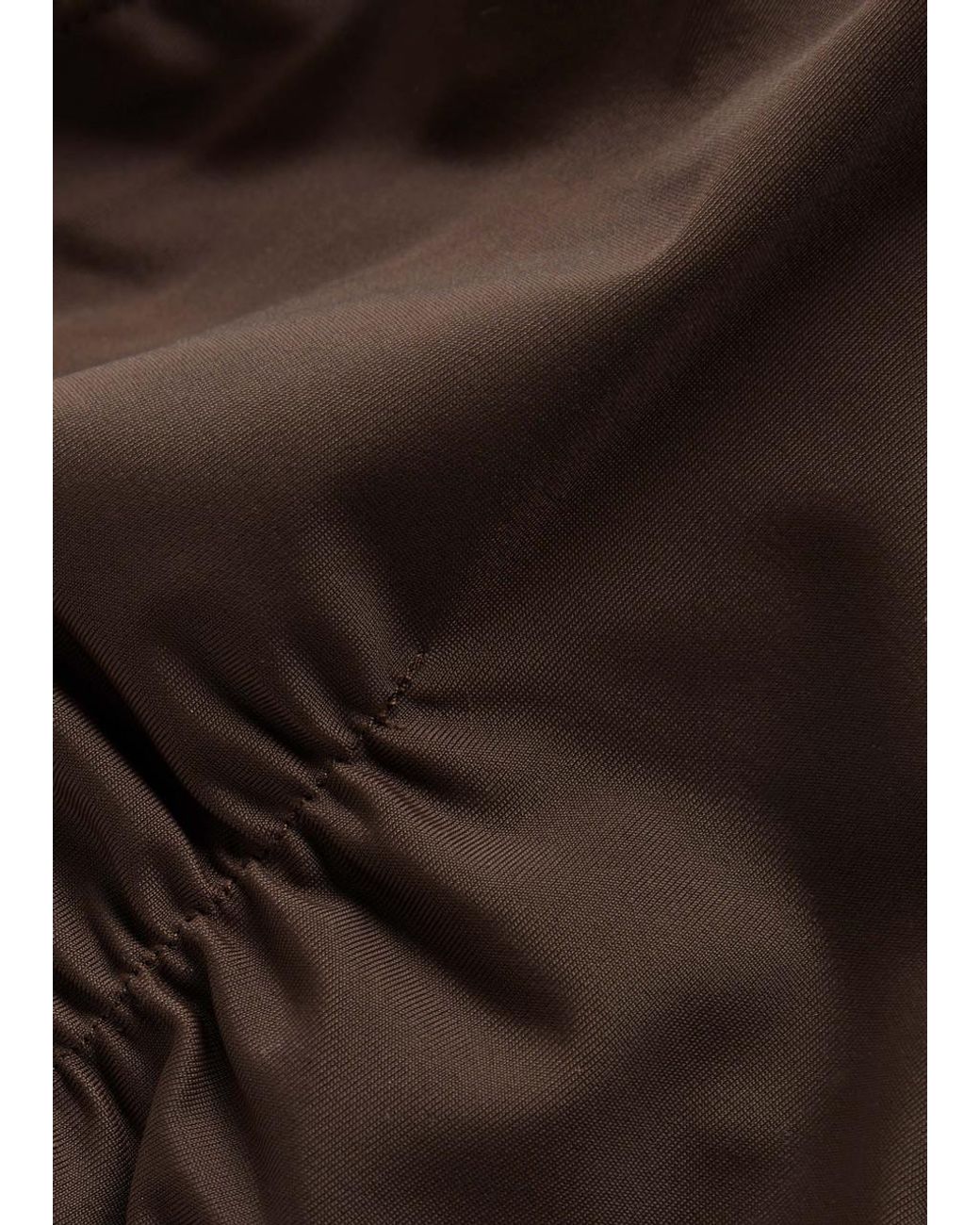 Away That Day Brown Sorrento Ruched Bikini Briefs