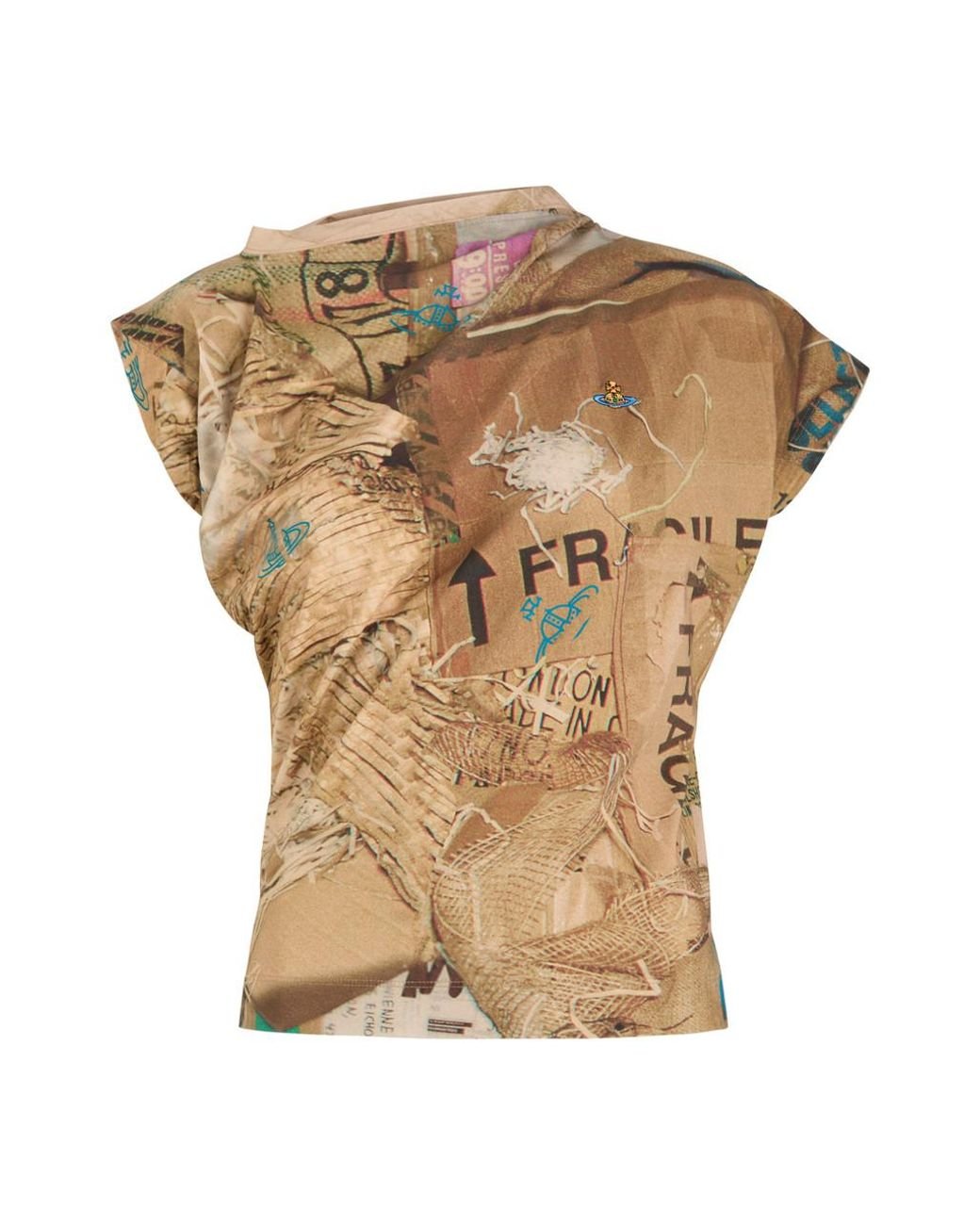 Vivienne Westwood Hebo Printed Cotton Top | Lyst
