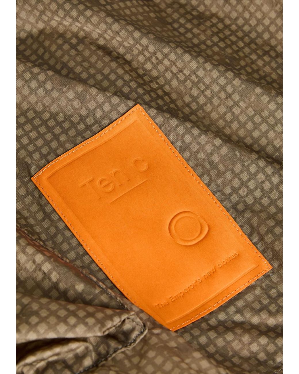 C P Company Green Skye Checked Hooded Shell Jacket for men