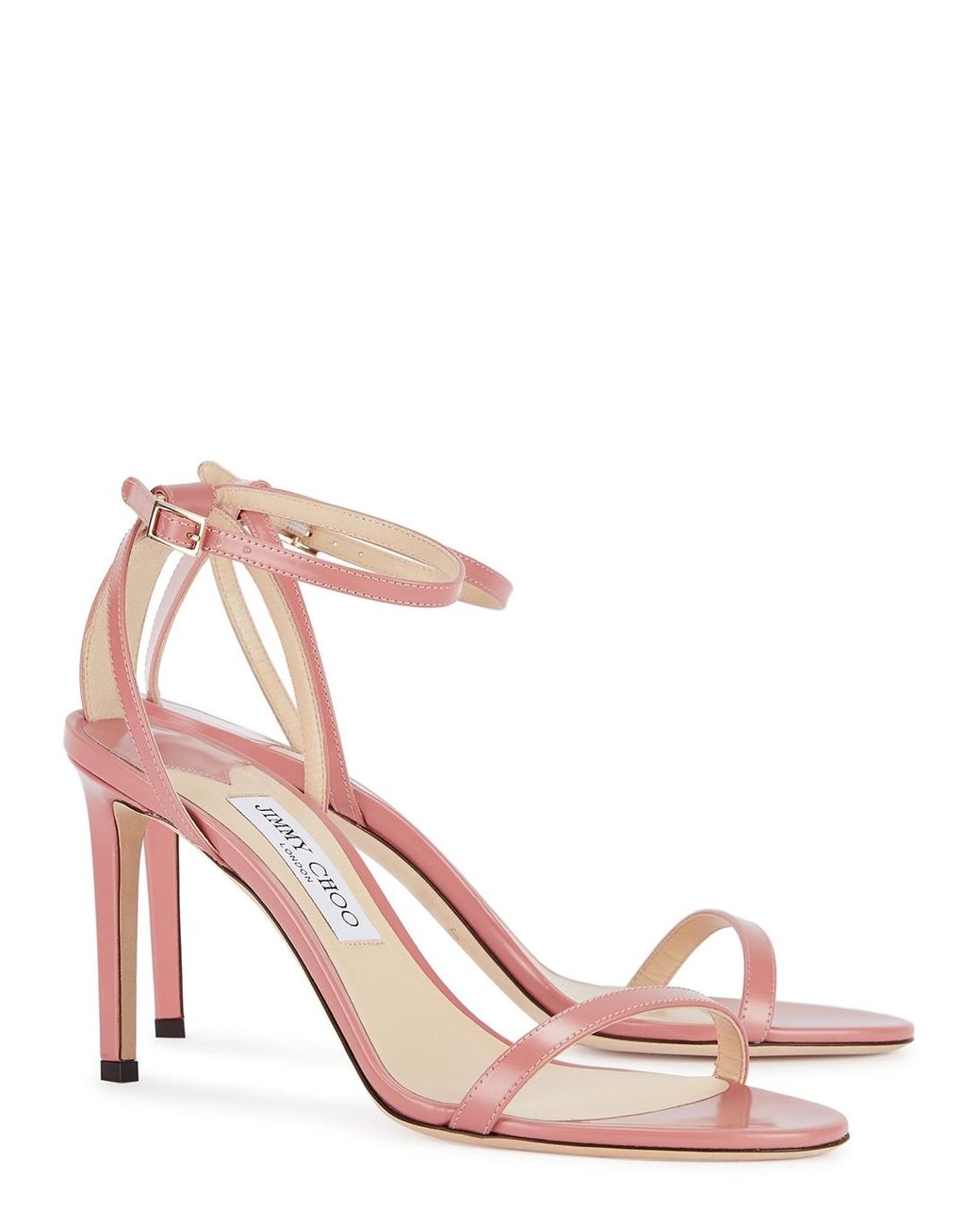 Jimmy Choo Minny 85mm Sandals in Pink Lyst