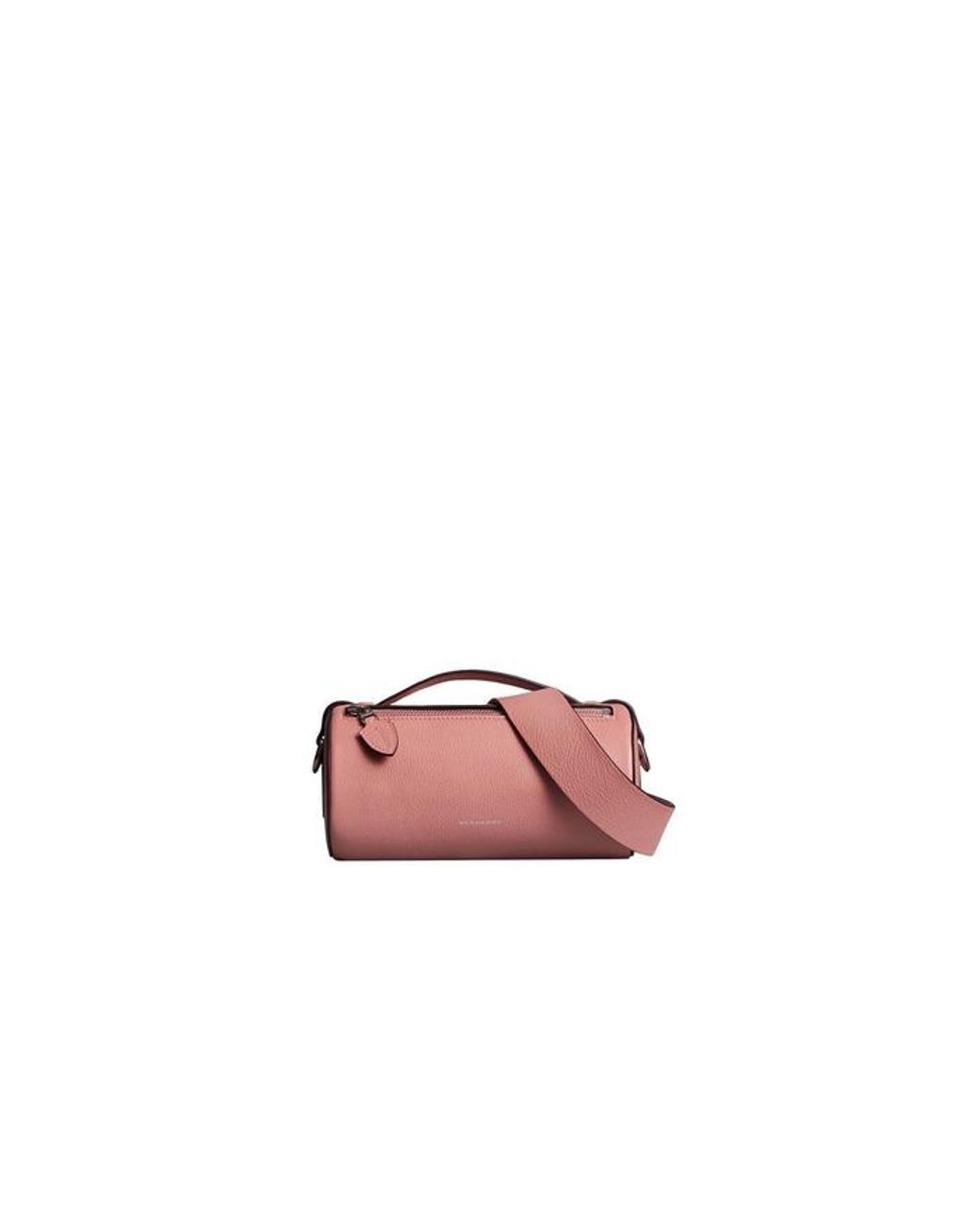Burberry The Leather Barrel Bag | Lyst