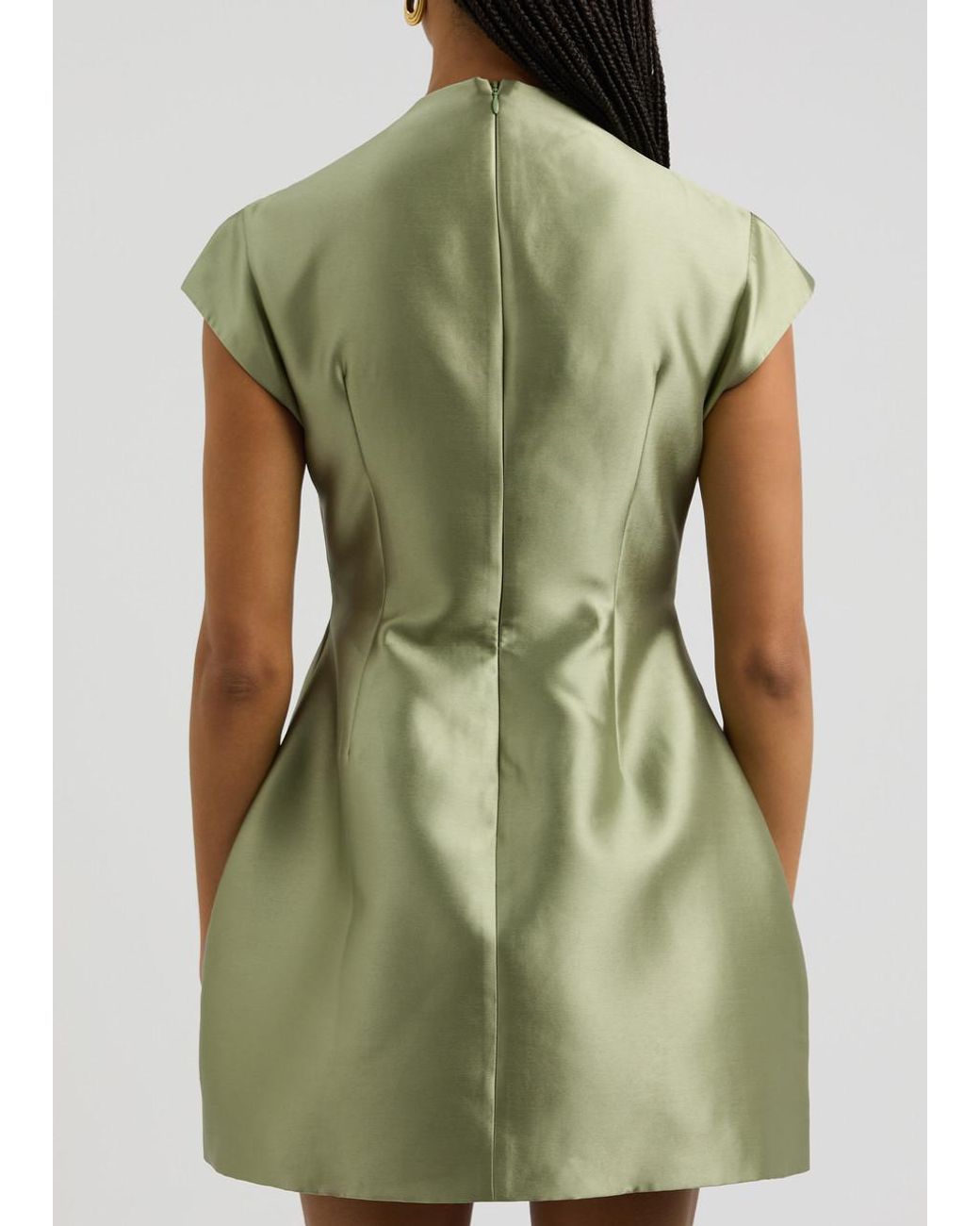 slim fit dress slacks Square Neck Slip Midi Dress – Odd Muse main image 0