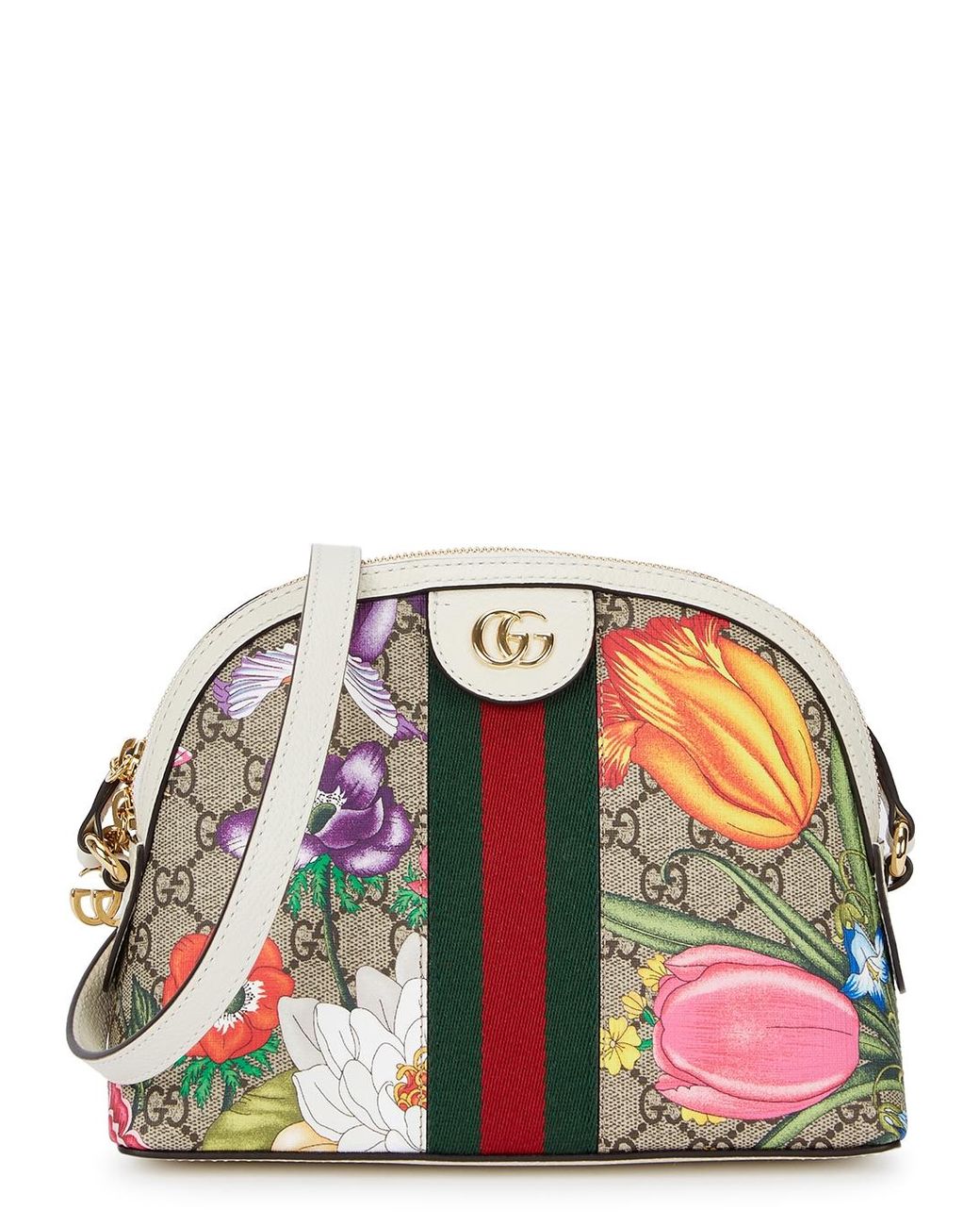 gucci ophidia gg flora small shoulder bag