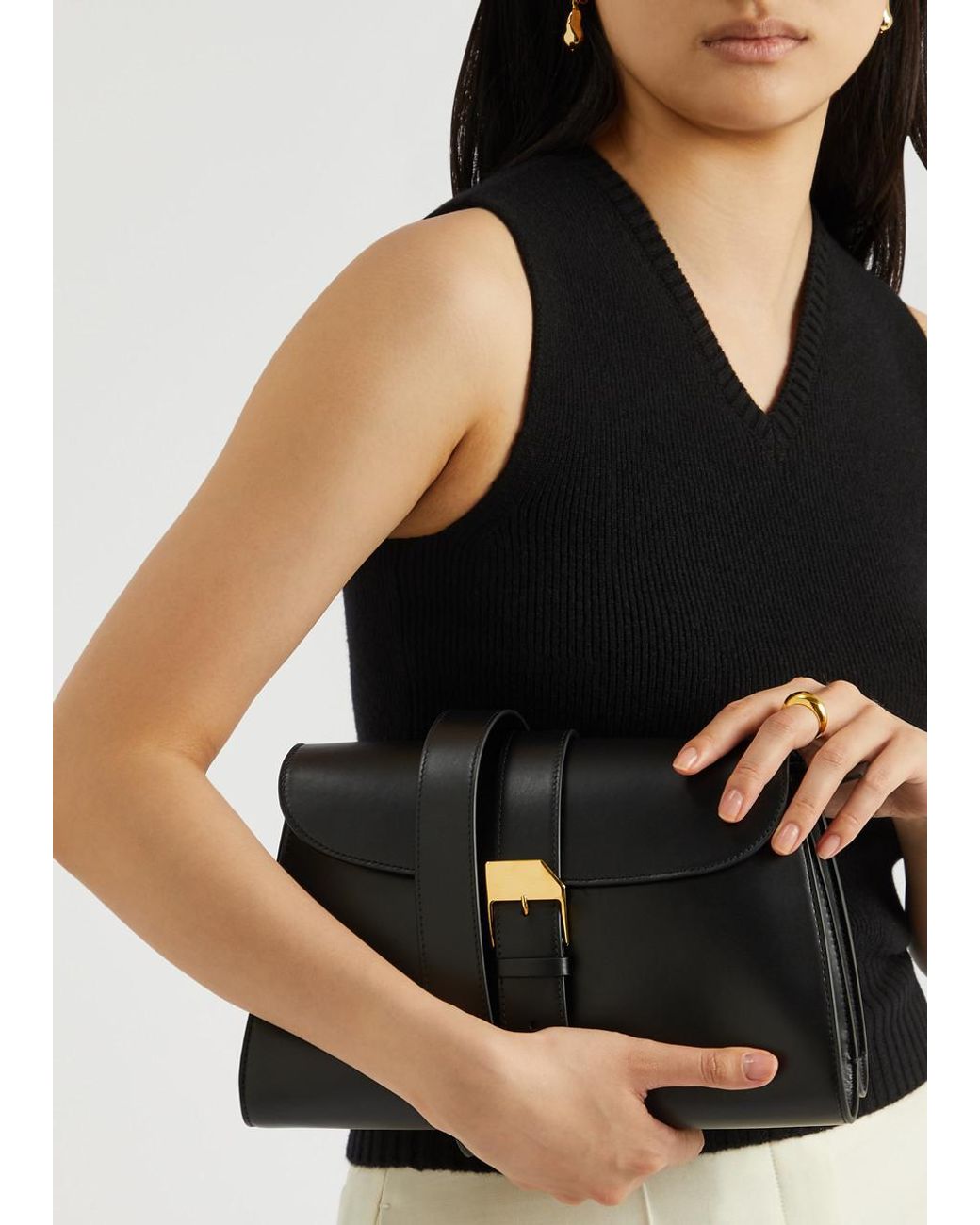 the-row-Black-Isla-Leather-