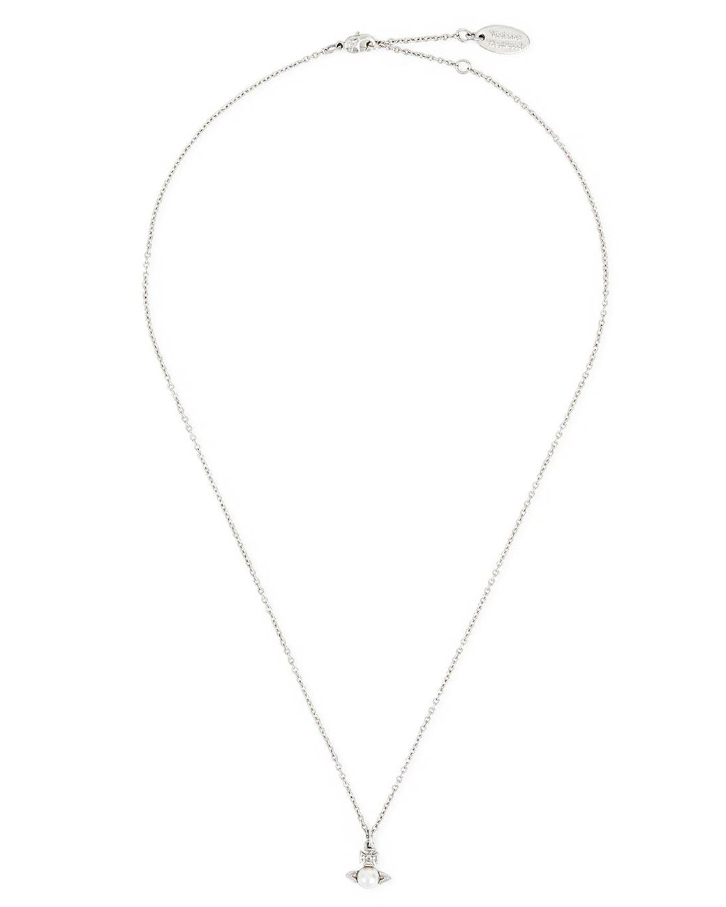 Vivienne Westwood Balbina Orb Necklace in White | Lyst