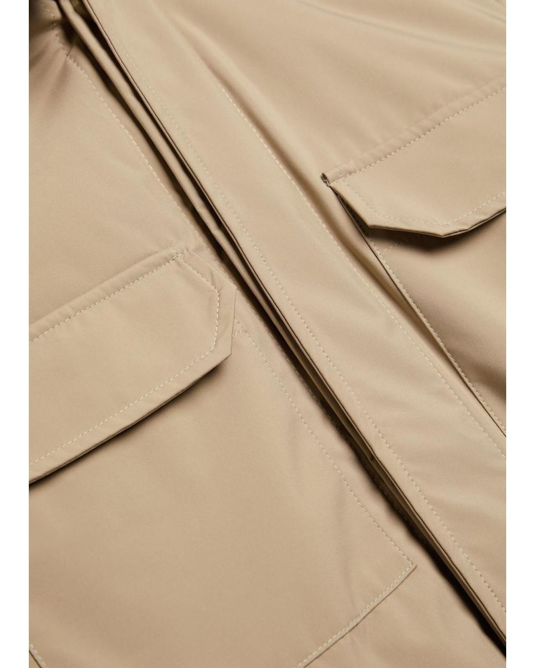 Aurélien Natural Quilted Shell Jacket for men