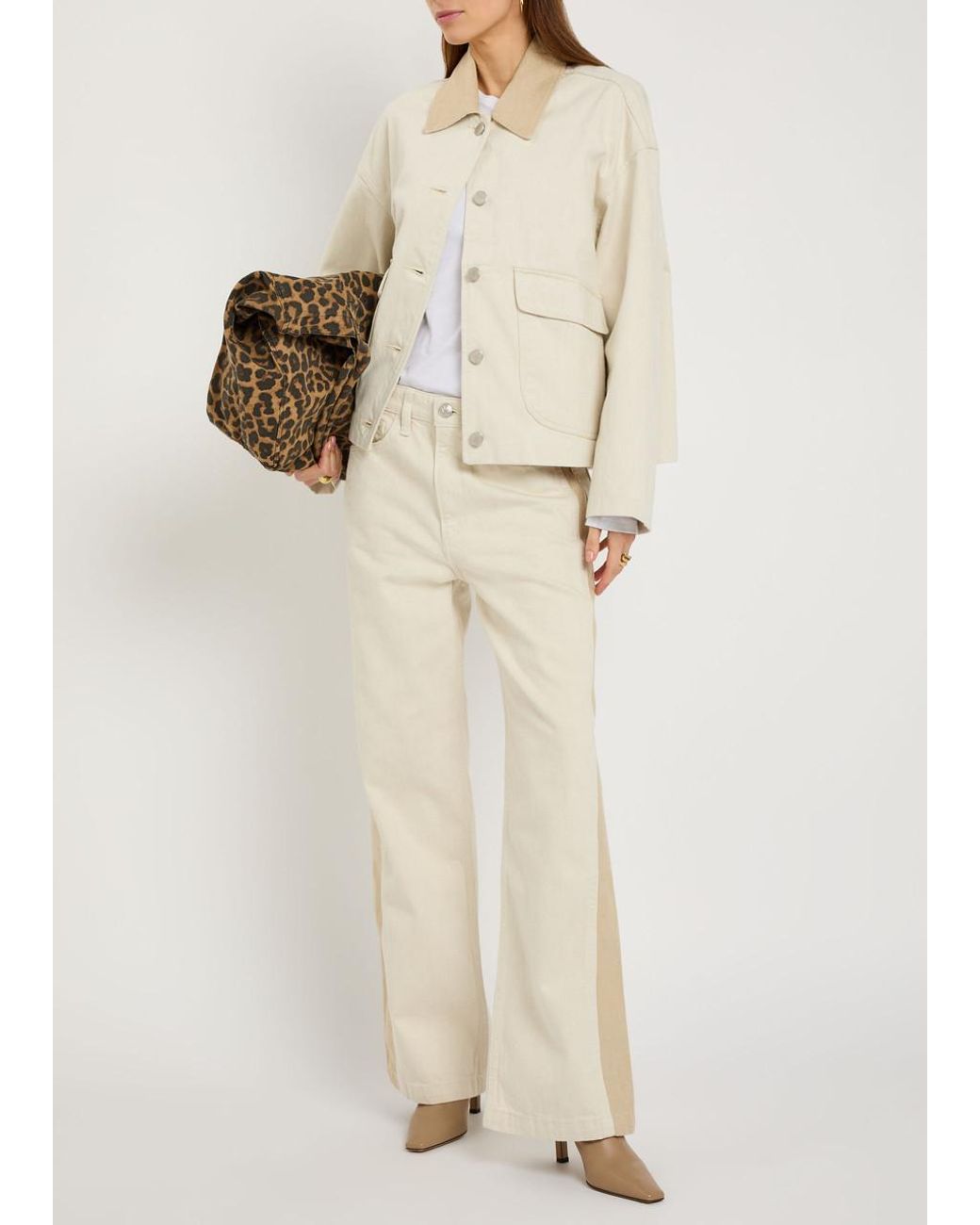 Rag & Bone Natural Natalia Canvas Jacket