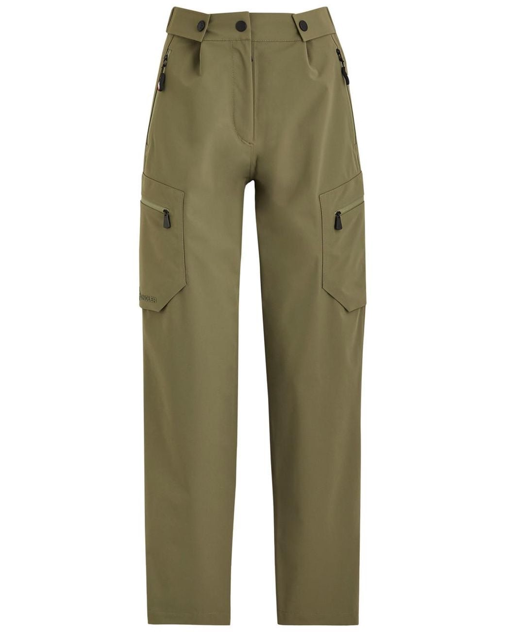 Moncler Pantalone Sportivo Gore-Tex Trousers in Green | Lyst