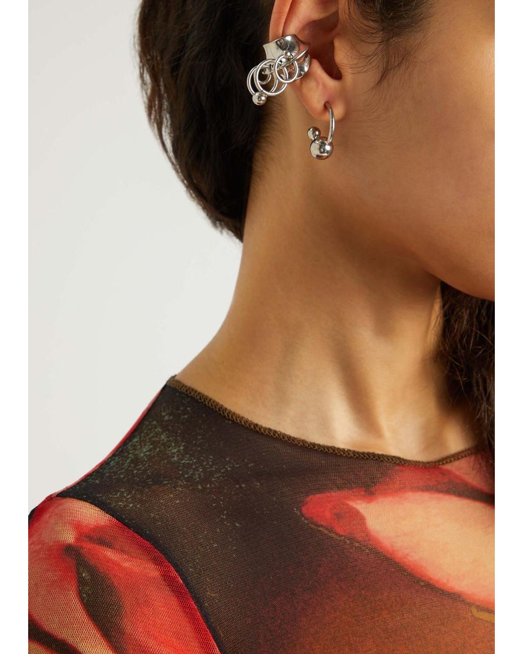 Jean Paul Gaultier The Piercing Hoop-embellished Ear Cuff in 