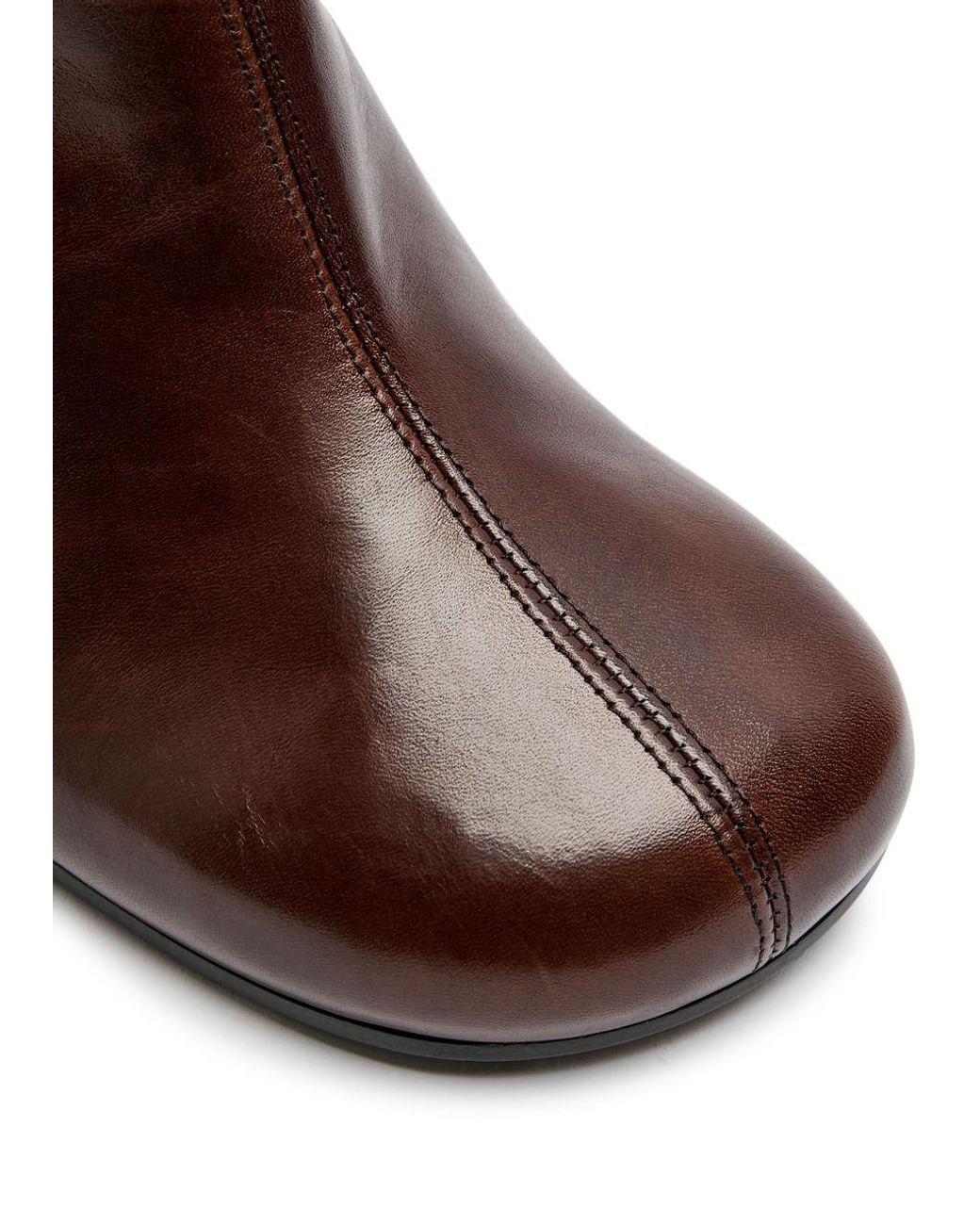 Lemaire Brown Anatomic 80 Leather Boots