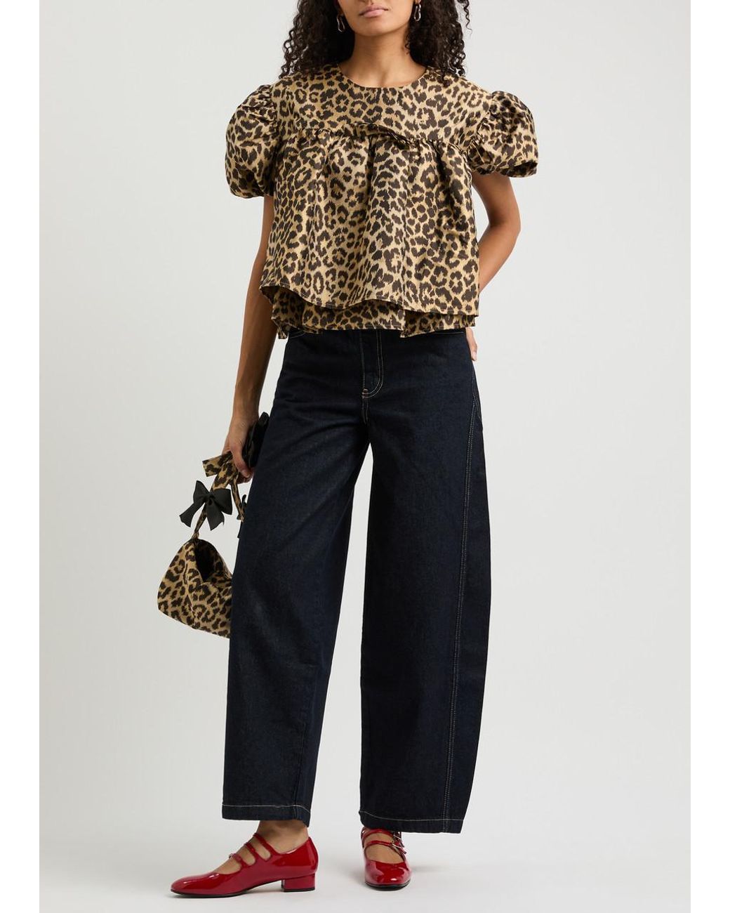Sister Jane Lola-Jacquard Top in Brown | Lyst UK